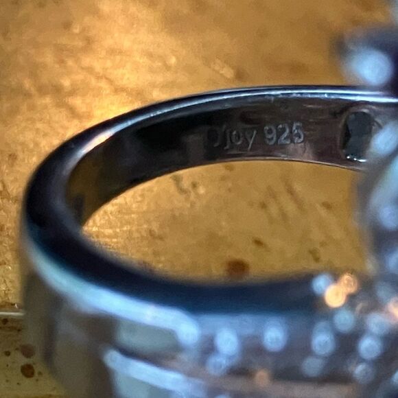 Natural Amethyst Peridot Sterling Silver Cocktail Ring - Picture 5 of 8